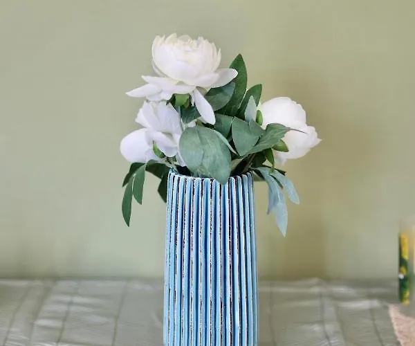 بيت للعطل μικρό της αγγελικής με αυλή και Parking